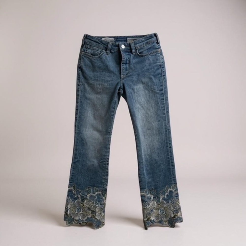Pilcro High Rise Boot Cut Jeans